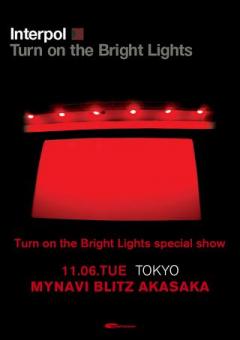 Interpol Turn on the Bright Lights special show