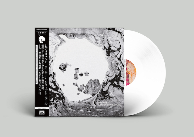 RADIOHEAD / レディオヘッド最新アルバム『A Moon Shaped Pool』の日本語帯付ホワイト・ヴァイナルがRSD Dropsアイテムとして発売決定。
