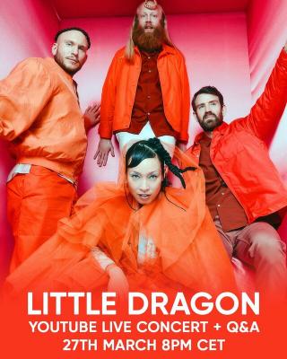 Little Dragon / 本日、待望の最新作『New Me, Same Us』発売に併せて、人気動画企画COLORSで「Another Lover」のパフォーマンス映像が公開!3月28日午前4時からは、YouTubeにてコンサート+Q&Aセッションの生配信も発表!