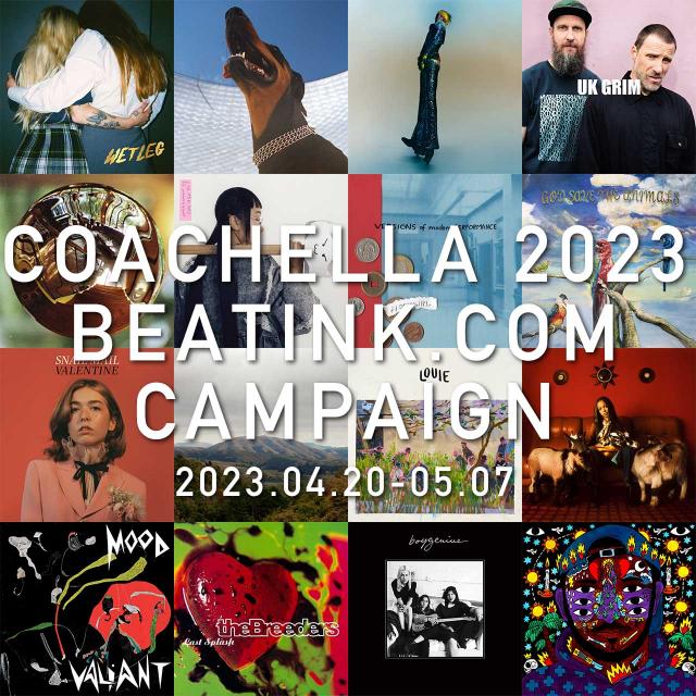 COACHELLA 2023 CAMPAIGN / 盛り上がりを見せるコーチェラ2023の開催を記念して、BEATINK.COMにて10%ポイント還元キャンペーン開催!