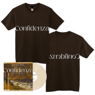  Thom Yorke / ソロ・ツアーでの来日も決定したトム・ヨーク 来月リリースされるオリジナル・スコア 『Confidenza』のTシャツ付きセットの発売が決定! 日本語帯のデザインも公開!