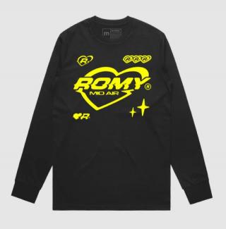 Mid Air Black Long Sleeve T-shirt