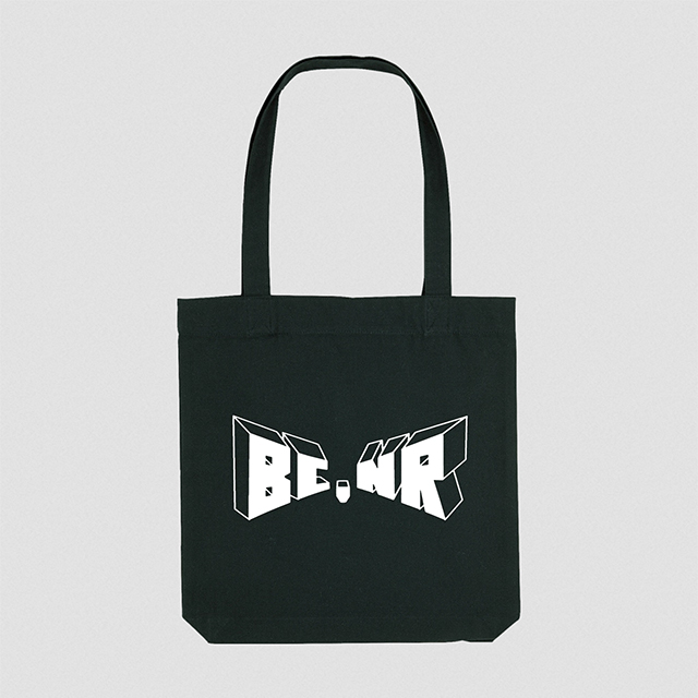 BC,NR Logo Black Tote Bag