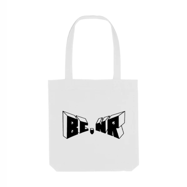 BC,NR Logo White Tote Bag